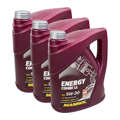 Abbildung von 3x MANNOL MN7907 5 Energy Combi LL 5W 30 Motoröl API SN/CF 5L
