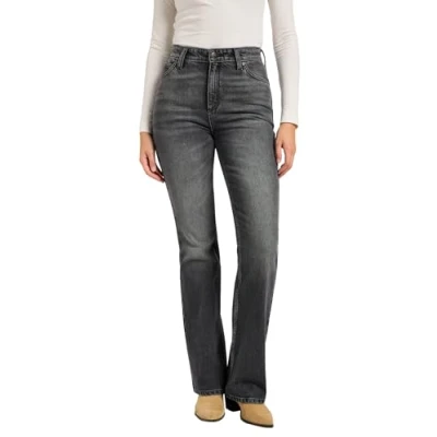 Abbildung von Lee Rider Loose Jeans Relaxed Fit, Damen, Größe: 30x31, Charred black
