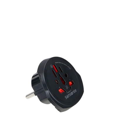 Abbildung von Samsonite Global Ta World To Europe Adaptor Black Zubehör