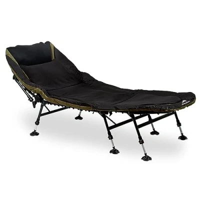 Abbildung von CampFeuer Angelliege Karpfenliege XXL, 210 x 85 45 60 cm, Komfortable Liege
