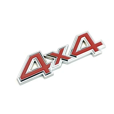 Abbildung von Garage SixtySix 4x4 Emblem Chrom Rot