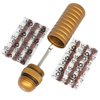 Abbildung von Peaty&#039;s Holeshot Tubeless Puncture Plugger Kit Bourbon Reifenabdichtsatz