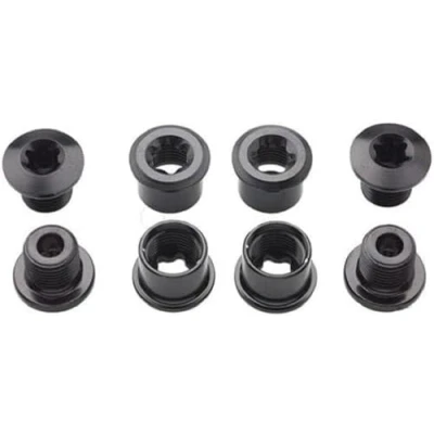 Abbildung von FC M970 double chainring fixing bolts and nuts M8 x 7 mm (set 4)