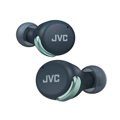 Abbildung von JVC HA Z330T G Kompakte True Wireless Ohrhörer, aktives Noise Cancelling, geringes Gewicht, stylisches Design, BT 5.2, wasserdicht (IPX4), 21 Stunden Spielzeit, Low Latency Modus für Spiele, (Grün)