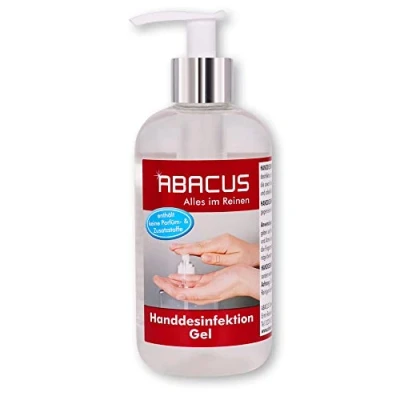 Abbildung von ABACUS® Handdesinfektion Gel, Desinfektionsgel, Handdesinfektion, Desinfektion, Desinfektiongel, Gel in Spenderflasche, Schnelldesinfektion 300 ml (sku sku 4016)
