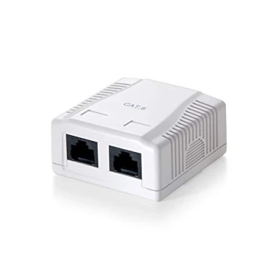 Abbildung von Equip 235212 Aufbaugehäuse, Cat.6, 2 Port, Version 1, Weiß