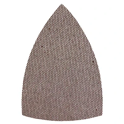 Abbildung von Mirka Abranet Netz Delta Schleifscheiben für Dreieckschleifer 100x152x152 mm Klett / Korn P80 50 Stk zum Schleifen von Holz, Spachtel, Lack, Kunststoff 5421905080