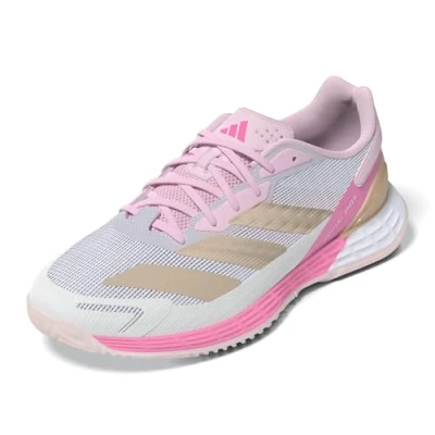 Abbildung von adidas Performance Defiant Speed 2.0 Tennis Multicourt Tennisschuh, Damen, Größe: 40, White/ash pearl/bliss pink Schuhe