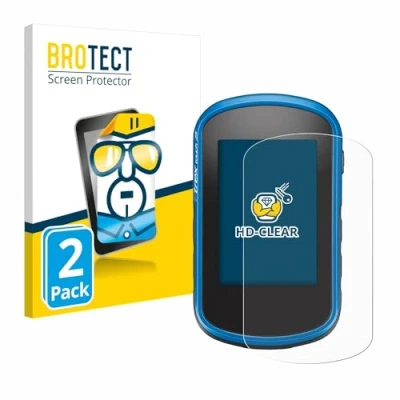 Abbildung von BROTECT (2 Stück Schutzfolie für Garmin eTrex Touch 35 Displayschutz Folie Ultra Klar