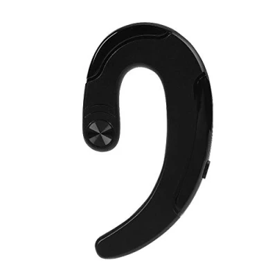 Abbildung von Knochenleitungskopfhörer, Kabelloses Stereo Ohrbügel Bluetooth Headset, Leichtes, Hochauflösendes Anruf Headset mit Hoher Klangqualität, Intelligente Geräuschunterdrückung, Angenehm zu Tragen(schwarz)
