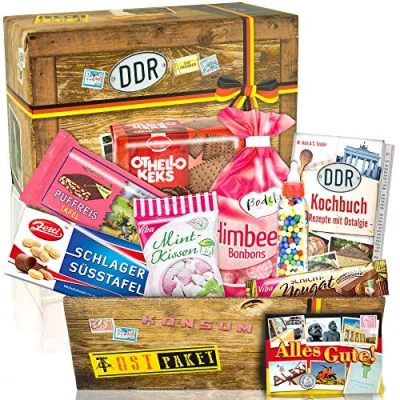 Abbildung von Süße DDR Waren Geschenke/Geschenk für Sie/Geschenk aus dem Osten