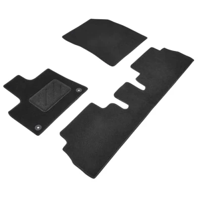 Abbildung von WALSER Standart 80782 Fußmattensatz Polyester, PP (Polypropylen) vorne und hinten anthrazit/schwarz Maßgefertigt