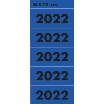 Abbildung von Leitz Inhaltsschild 2022 selbstklebend VE=100 Stück blau