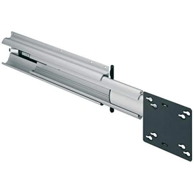 Abbildung von Gedotec Fernsehauszug TV Drehauszug für Flachbildschirme 19&quot; Wohnmobil &amp; Schränke Auszug zum Schrauben an die Seitenwand Aluminium silber 1 Stück Bilderschirm Möbel