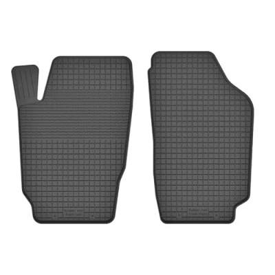 Abbildung von Gummimatten Automatten Gummifussmatten Gummi Fußmatten für VW Fox Bj. 2005 2011 VORNE Fahrer und Beifahrermatte Xx