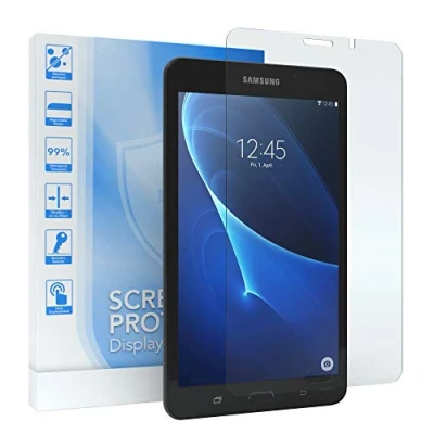 Abbildung von EAZY CASE Displayschutzfolie kompatibel mit Samsung Galaxy Tab A 2016 7.0&quot; Displayschutz Glas 7 Zoll Glasfolie 9H Härte 0,3mm dünne Tabletschutzfolie Tablet Schutzglas Folie Transparent Ultra Klar