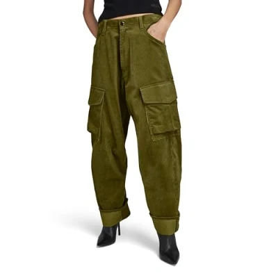 Abbildung von G Star 3D Boyfriend Cargohose, Damen, Größe: 29, Dark olive