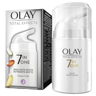 Abbildung von Olay Auswirkungen insgesamt 7 in 1 Night Moisturiser Nourishovernight Nachtcreme, 50 ml
