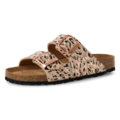 Abbildung von Tamaris Pantolette flach, Damen, Größe: 36, Beige leopard Schuhe