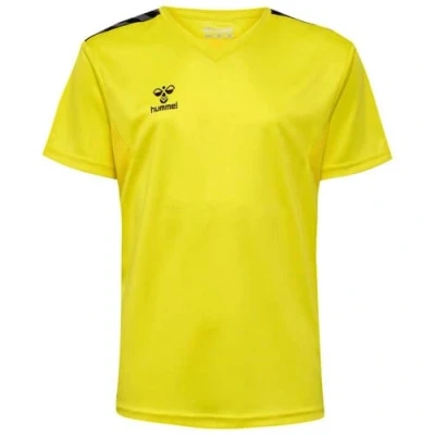 Abbildung von Hummel Authentic Sport Tshirt für Kinder, Größe: 116, Blazing yellow