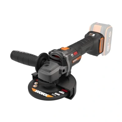 Abbildung von WORX WX814.9 Nitro Brushless Akku Winkelschleifer 20V 125mm Scheibendurchmesser 8600 U/min leicht &amp; kompakt 2 Positionen Zusatzhandgriff Sicherer Rückschlagschutz ohne Ladegerät