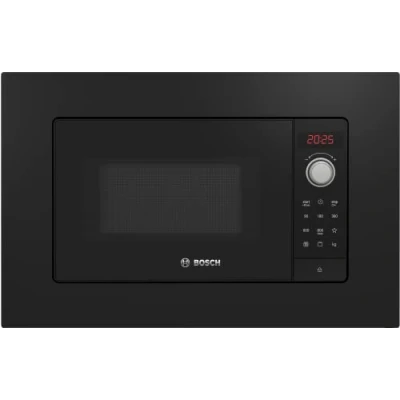 Abbildung von Bosch Serie 2 BEL623MB3, Integriert, Kombi Mikrowelle, 20 l, 800 W, Knopf, Drehregler, Schwarz