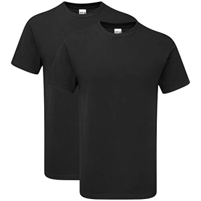 Abbildung von Gildan Hammer Unisex Erwachsene, 2 Pack, Style Gh000 T Shirt, Schwarz (2er Pack), 4XL
