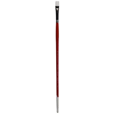 Abbildung von Winsor &amp; Newton 5418004 University Künstler Flachpinsel Nr.4 für Ölfarbe, Acrylfarbe und Aquarellfarbe