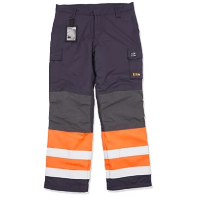 Abbildung von Blaklader 186915138953D120 Multinorm Inhärente Winter Arbeitshose, Marineblau/Orange, Größe D120