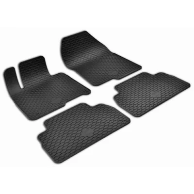 Abbildung von WALSER DirtGuard Gummi Fussmatten Auto kompatibel mit Hyundai Santa Fe IV 02/2018 Heute, 100% passgenaue Fußmatten, robuste Universal Fußmatte Auto, Gummimatten