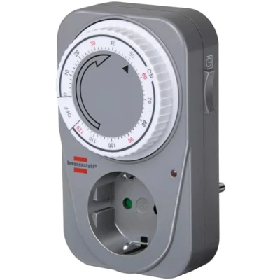 Abbildung von 6 x Brennenstuhl Mechanischer Countdown Timer MC 120 silber