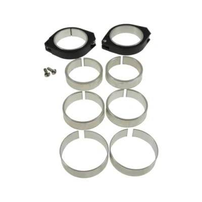 Abbildung von HIGHSIDER CNC Standrohrschellen 47 49 50 52 54mm schwarz 1 Paar
