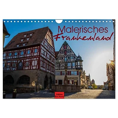 Abbildung von Malerisches Frankenland (Wandkalender 2025 DIN A4 quer), CALVENDO Monatskalender