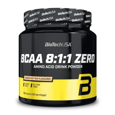 Abbildung von 5 x Biotech USA BCAA 8:1:1 Zero, 250g Dose , Peach Iced Tea (5er Pack)