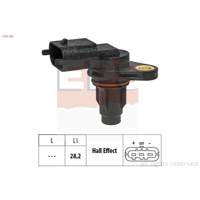 Abbildung von EPS 1.953.700 Sensor, Nockenwellenposition Made in Italy OE Equivalent HYUNDAI: i10 I, i20 II Schrägheck, i30 I KIA: RIO 3, Sportage III