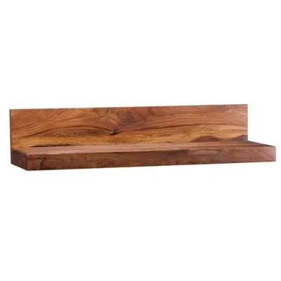 Abbildung von Massivholz Wandregal 80 cm Sheesham