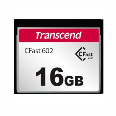 Abbildung von Transcend Speicherkarten der Marke CFast 2.0 CFX602, 16 GB