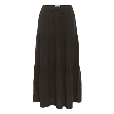 Abbildung von Part Two Getia Faltenrock, Damen, Größe: 46, Black