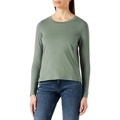 Abbildung von Vero Moda Damen VMPAULA L/S NOOS T Shirt, Laurel Wreath, M