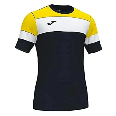 Abbildung von Joma Herren Crew Iv Equip T Shirts M/C, Schwarz/Gelb, XS