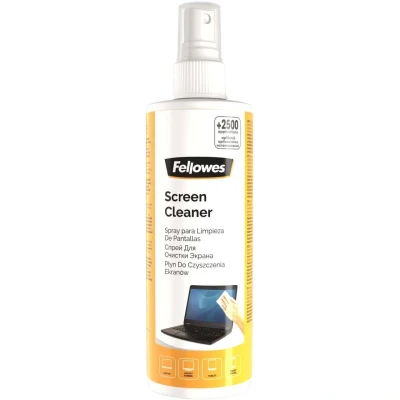 Abbildung von Fellowes Bildschirmreiniger, Reinigungsspray für TFT, LCD, CRT Monitore, Bildschirmfilter, Scanner, Laptopbildschirm und Tablet, antistatisch, 500+ Anwendungen, Inhalt: 250 ml