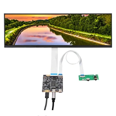 Abbildung von VSDISPLAY 36,8 cm (14,5 Zoll) 2560 x 720 2K 350nit IPS LCD Bildschirm und USB Typ C Mini HDMI Controller Board