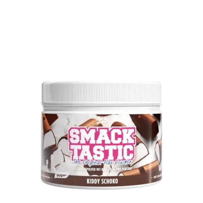 Abbildung von rocka Geschmackspulver SMACKTASTIC Veganes Flavor Powder mit nur 7 Kcal pro Portion &amp; 100% Geschmack Vielseitig einsetzbares Aroma Pulver 250 g (Kiddy Schoko)