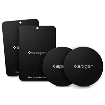 Abbildung von Spigen Kuel Car Mount Metal Plates Schwarz