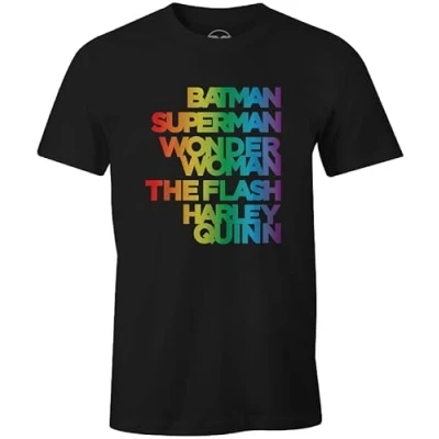 Abbildung von dc comics Herren Medcomits005 T Shirt, Schwarz, XL