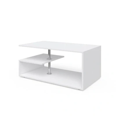 Abbildung von Vicco Couchtisch Guillermo, Weiß, 91 x 41 cm