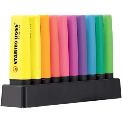 Abbildung von STABILO Textmarker BOSS ORIGINAL 10er Tischset