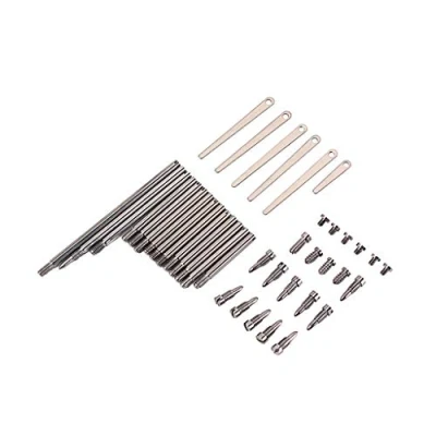 Abbildung von Alnicov 1 Set Altsaxophon Reparaturteile für Saxophon Schrauben + Federn Kit DIY Werkzeuge Flöte Klarinette Silber