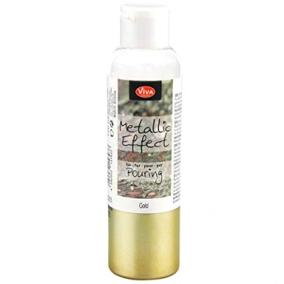 Abbildung von Viva Decor Metallic Effekt Pouring 120ml Acryl Gießtechnik Gold