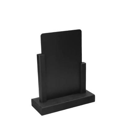 Abbildung von Kreidetafel Tisch Display mittel A5 Schwarz